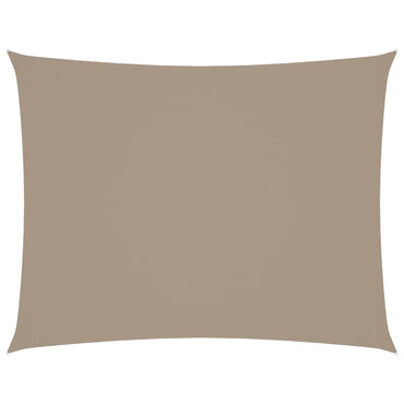 vidaXL Sonnensegel Oxford-Gewebe Rechteckig 2x3 m Taupe