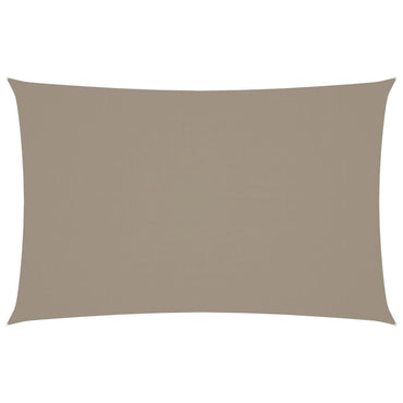 vidaXL Sonnensegel Oxford-Gewebe Rechteckig 2,5x5 m Taupe