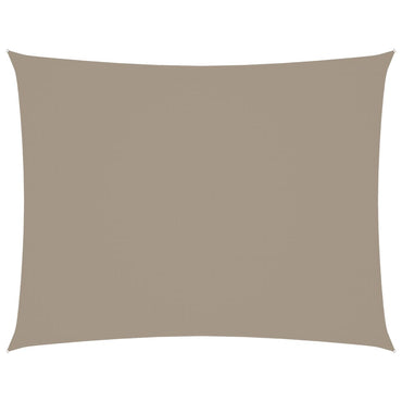 vidaXL Sonnensegel Oxford-Gewebe Rechteckig 3x4 m Taupe