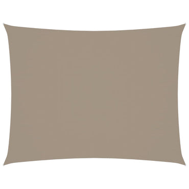 vidaXL Sonnensegel Oxford-Gewebe Rechteckig 3,5x4,5 m Taupe