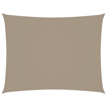 vidaXL Sonnensegel Oxford-Gewebe Rechteckig 3,5x5 m Taupe