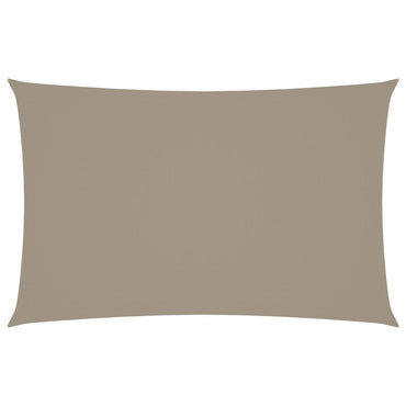 vidaXL Sonnensegel Oxford-Gewebe Rechteckig 5x8 m Taupe