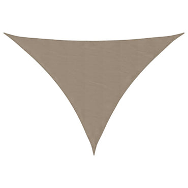 vidaXL Sonnensegel Oxford-Gewebe Dreieckig 4x4x5,8 m Taupe