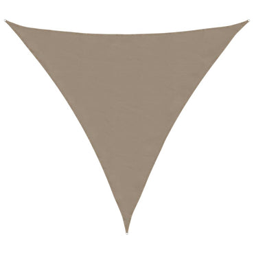 vidaXL Sonnensegel Oxford-Gewebe Dreieckig 5x5x5 m Taupe