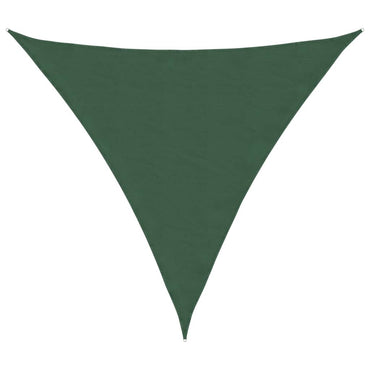 vidaXL Voile d'ombrage en tissu Oxford triangulaire 6x6x6 m vert foncé