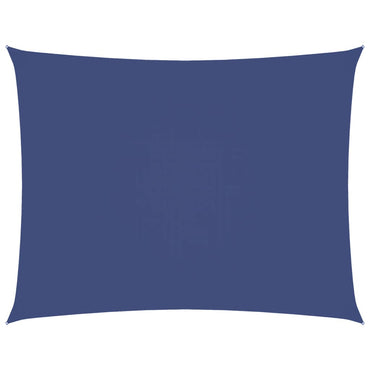 vidaXL Sonnensegel Oxford-Gewebe Rechteckig 2,5x3,5 m Blau