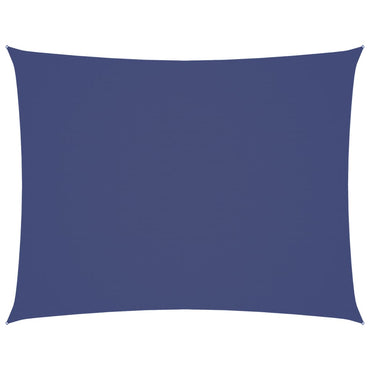vidaXL Sonnensegel Oxford-Gewebe Rechteckig 4x6 m Blau