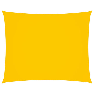 vidaXL Voile d'ombrage Tissu Oxford Rectangulaire 2,5x4,5 m Jaune