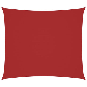vidaXL Voile d'ombrage en tissu Oxford rectangulaire 2x2,5 m Rouge