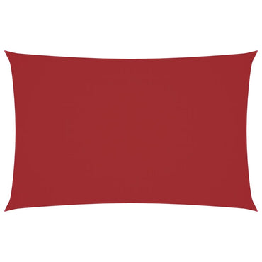 vidaXL Voile d'ombrage Tissu Oxford Rectangulaire 2x5 m Rouge