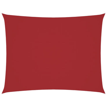 vidaXL Voile d'ombrage en tissu Oxford rectangulaire 2,5x3,5 m Rouge
