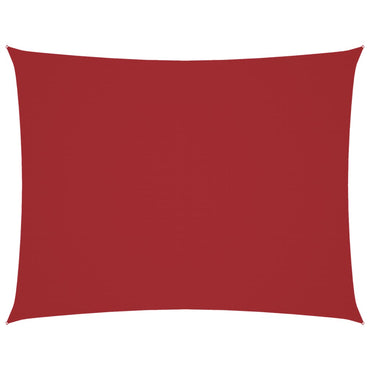 vidaXL Voile d'ombrage Tissu Oxford Rectangulaire 2,5x4 m Rouge