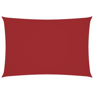 vidaXL Sonnensegel Oxford-Gewebe Rechteckig 3x6 m Rot