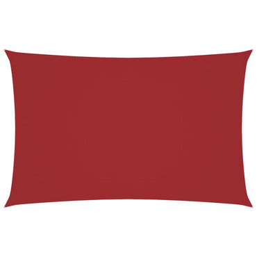 vidaXL Sonnensegel Oxford-Gewebe Rechteckig 4x7 m Rot