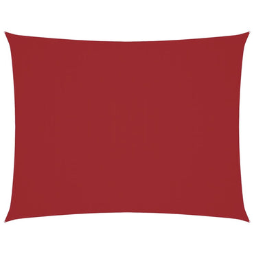 vidaXL Sonnensegel Oxford-Gewebe Rechteckig 5x7 m Rot