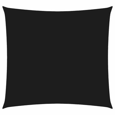vidaXL Voile d'ombrage en tissu Oxford carré 2x2 m noir
