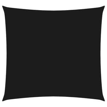 vidaXL Voile d'ombrage en tissu Oxford Carré 6x6 m Noir