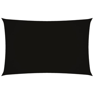 vidaXL Sonnensegel Oxford-Gewebe Rechteckig 2x5 m Schwarz