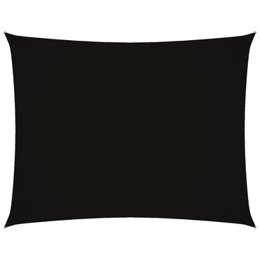 vidaXL Sonnensegel Oxford-Gewebe Rechteckig 2,5x4 m Schwarz