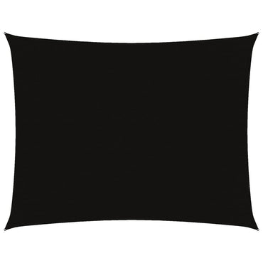 vidaXL Sonnensegel Oxford-Gewebe Rechteckig 3x6 m Schwarz