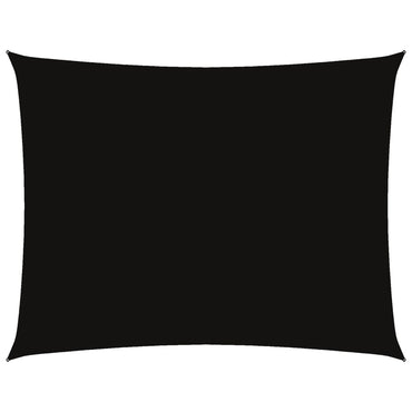 vidaXL Sonnensegel Oxford-Gewebe Rechteckig 3,5x4,5 m Schwarz