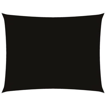 vidaXL Sonnensegel Oxford-Gewebe Rechteckig 4x6 m Schwarz