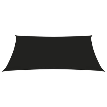 vidaXL Sonnensegel Oxford-Gewebe Trapezförmig 2/4x3 m Schwarz
