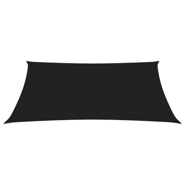 vidaXL Sonnensegel Oxford-Gewebe Trapezförmig 3/5x4 m Schwarz