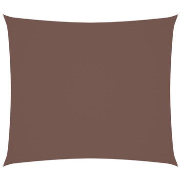 vidaXL Sonnensegel Oxford-Gewebe Rechteckig 2x2,5 m Braun
