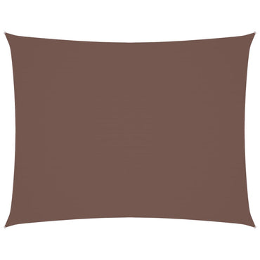 vidaXL Sonnensegel Oxford-Gewebe Rechteckig 2x3 m Braun
