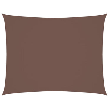 vidaXL Sonnensegel Oxford-Gewebe Rechteckig 2,5x4 m Braun