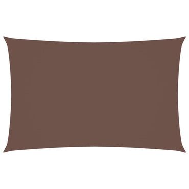 vidaXL Sonnensegel Oxford-Gewebe Rechteckig 2,5x5 m Braun