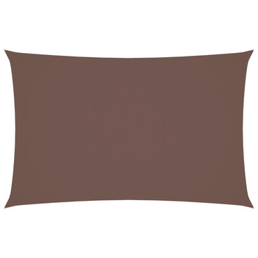vidaXL Voile d'ombrage Tissu Oxford Rectangulaire 4x7 m Marron