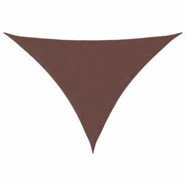 vidaXL Voile d'ombrage en tissu Oxford triangulaire 3x4x5 m Marron