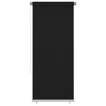 vidaXL Außenrollo 100x230 cm Schwarz