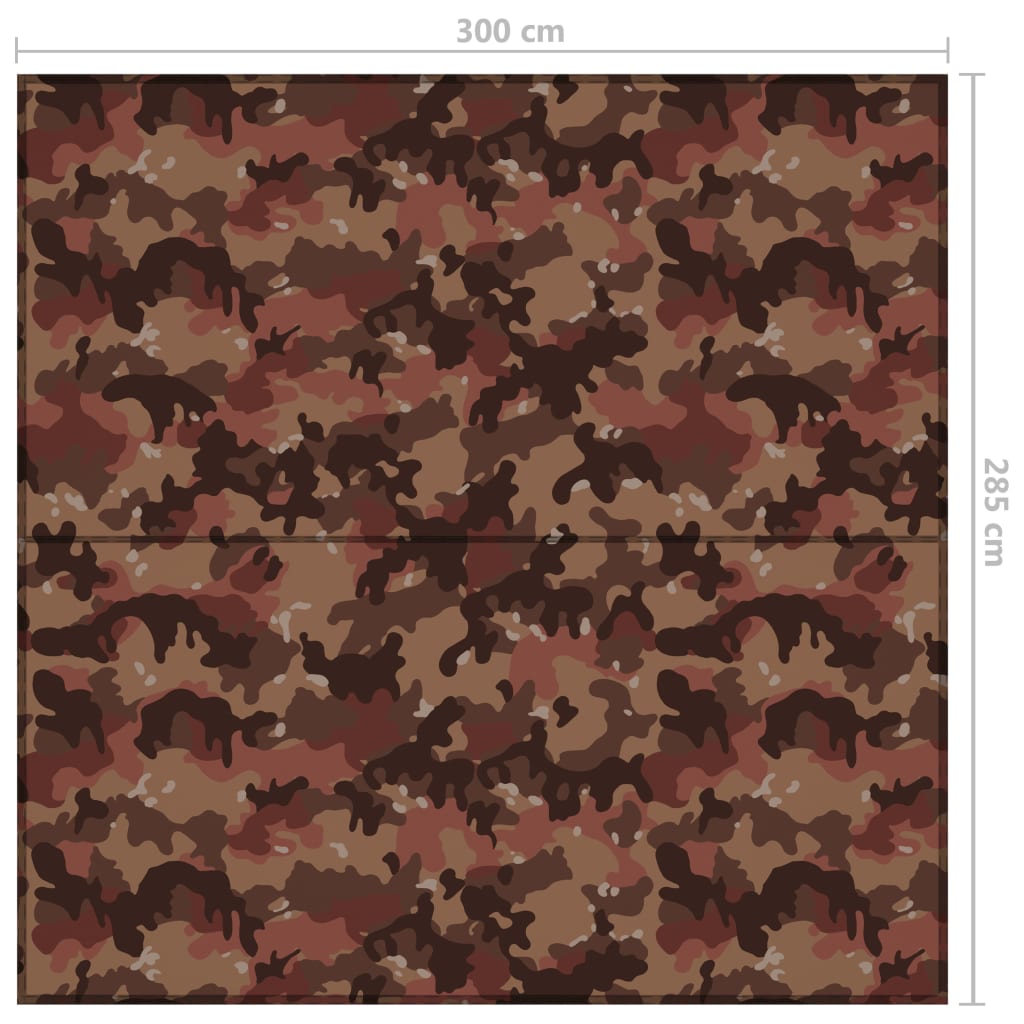 vidaXL Outdoor-Tarp 3x2,85 m Camouflage