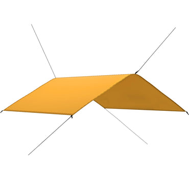 vidaXL Outdoor-Tarp 4x4 m Gelb