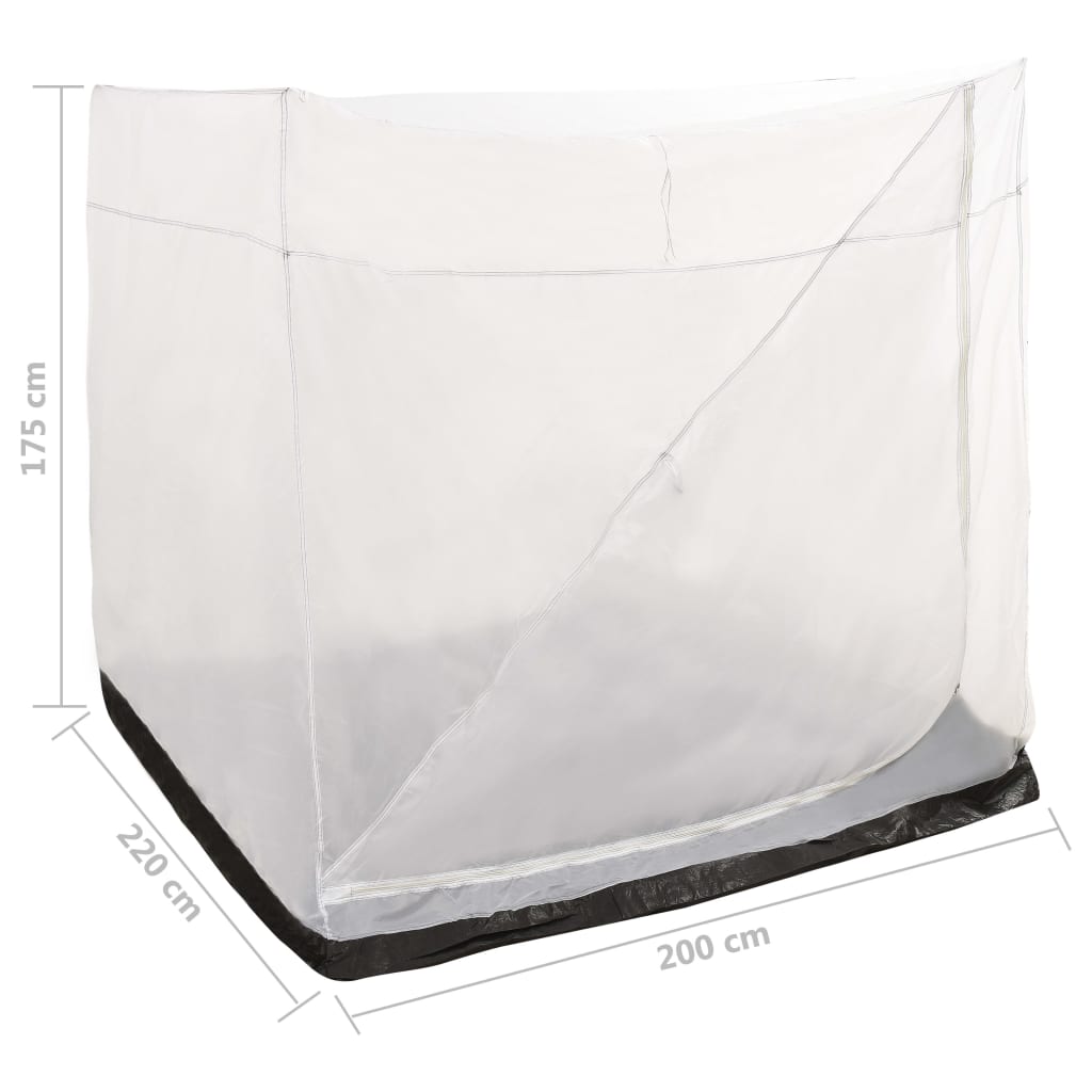 vidaXL Universal-Innenzelt Grau 200x220x175 cm