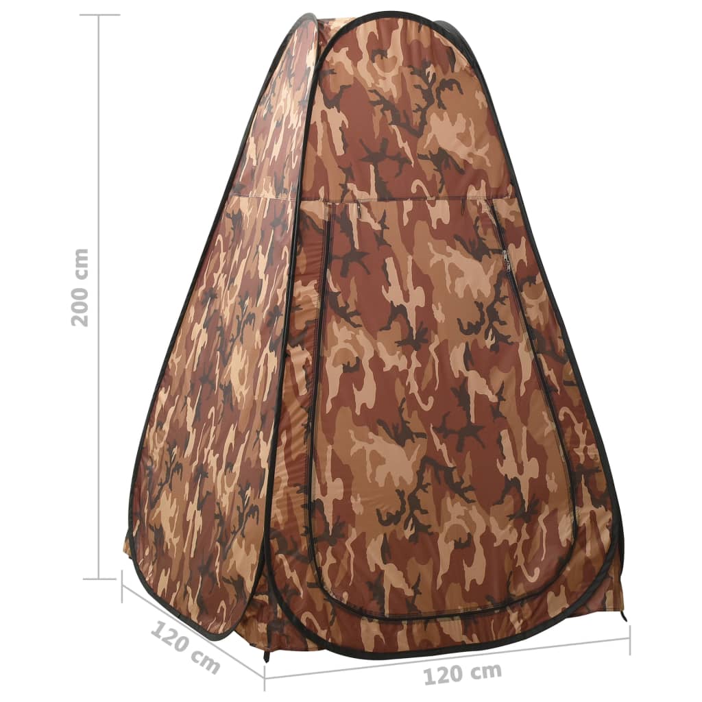 vidaXL Pop-Up Duschzelt Camouflage