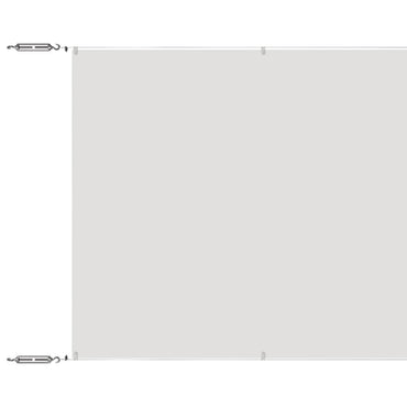 vidaXL Auvent Vertical Blanc 60x1000 cm Tissu Oxford
