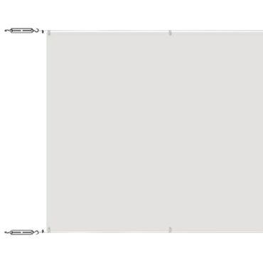 vidaXL Senkrechtmarkise Weiß 100x1200 cm Oxford-Gewebe