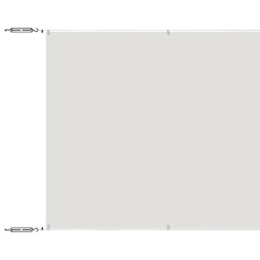 vidaXL Senkrechtmarkise Weiß 180x1000 cm Oxford-Gewebe