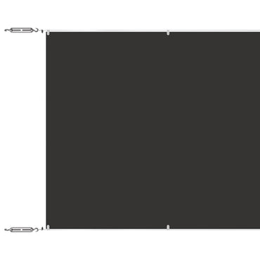 vidaXL Store vertical Anthracite 100x800 cm Tissu Oxford