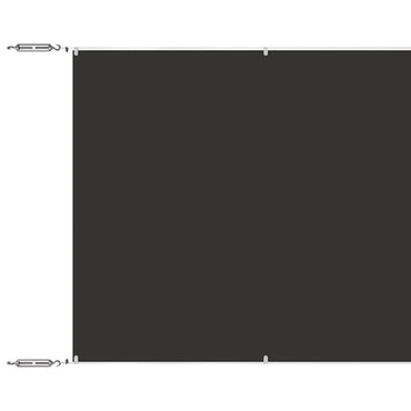 vidaXL Store Vertical Anthracite 100x1000 cm Tissu Oxford