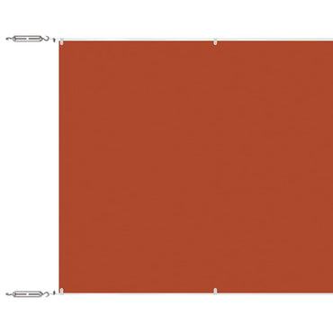 vidaXL Senkrechtmarkise Terrakotta 180x1200 cm Oxford-Gewebe