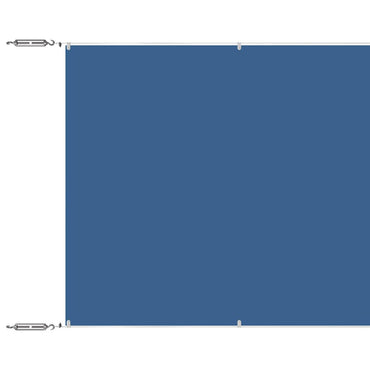 vidaXL Store latéral bleu 60x1000 cm Tissu Oxford