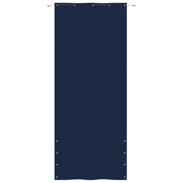 vidaXL Balkon-Sichtschutz Blau 100x240 cm Oxford-Gewebe