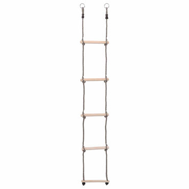vidaXL 5-Stufen-Leiter 210 cm Kiefer Massivholz