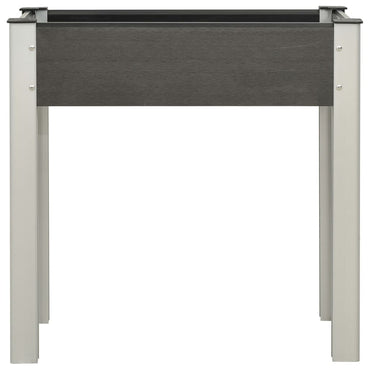 vidaXL Carré potager surélevé 75x40x75 cm WPC Gris