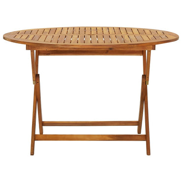 vidaXL Klappbarer Gartentisch 120 cm Massivholz Akazie